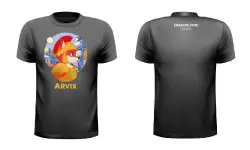 Polo Negro Diseño Arvix