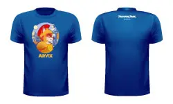 Polo Azul Diseño Arvix